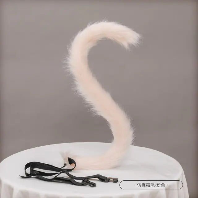 Conjunto de accesorios para Therians con orejas y cola de gato