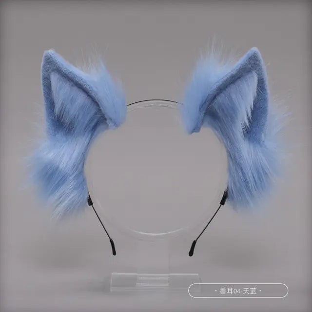 Conjunto de accesorios para Therians con orejas y cola de gato