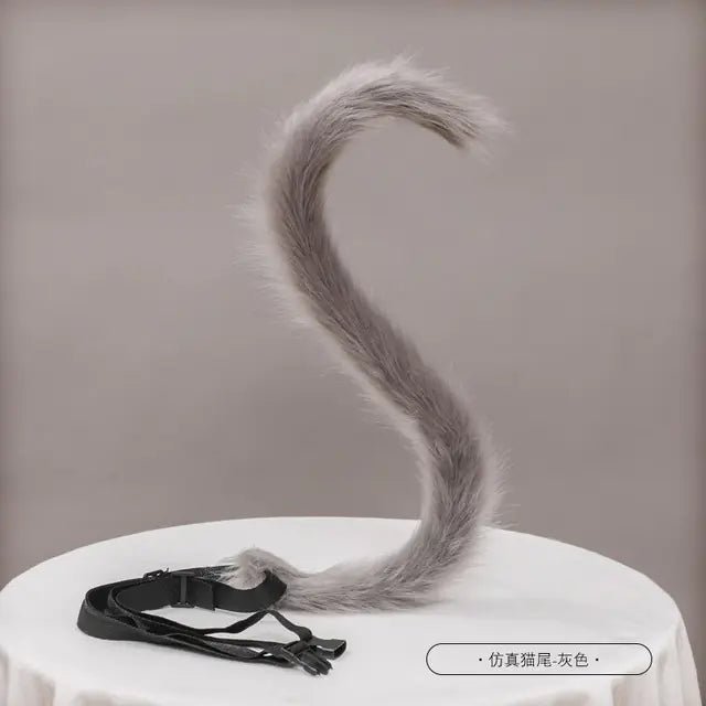 Conjunto de accesorios para Therians con orejas y cola de gato