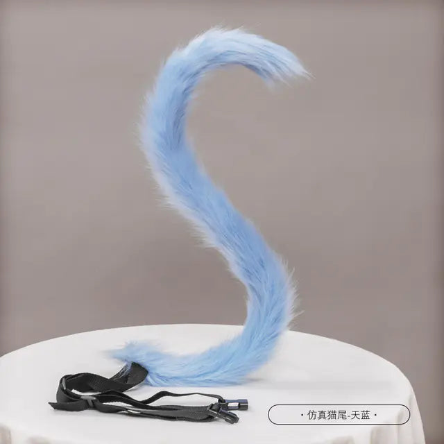 Conjunto de accesorios para Therians con orejas y cola de gato