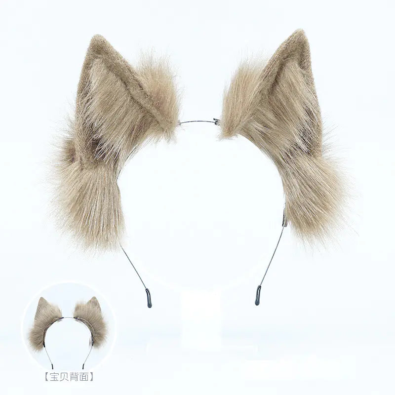 Conjunto de accesorios para Therians con orejas y cola de gato